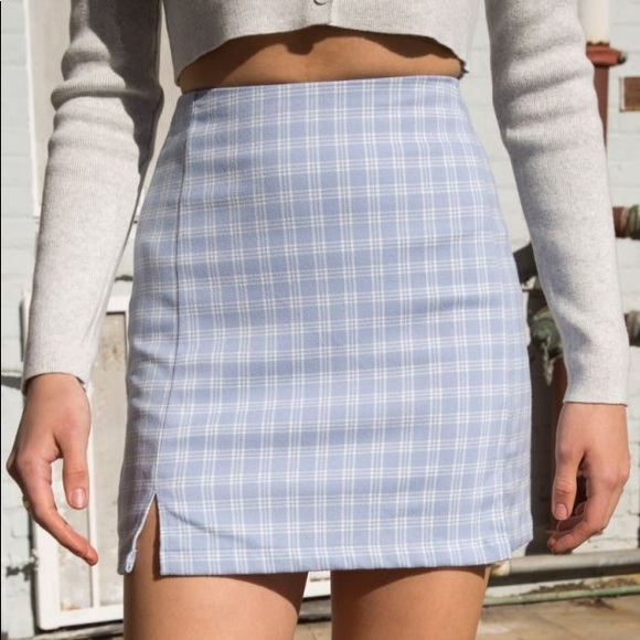 Brandy Melville Dresses & Skirts - Brandy Melville Blue Cara Skirt